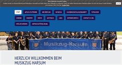 Desktop Screenshot of musikzug-harsum.de