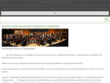 Tablet Screenshot of musikzug-harsum.de